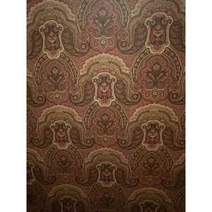 Ralph Lauren Home Crayford Paisley Wallpaper Double Rolls Elegant Olive Cordovan